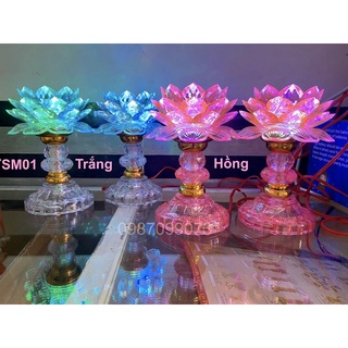 Đèn hoa sen đổi màu