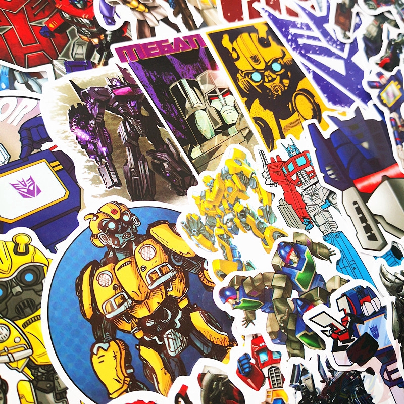 ❉ Transformers - Series 01 Autobots Stickers ❉ 50Pcs/Set Fashion DIY Mixed Decals Doodle Stickers