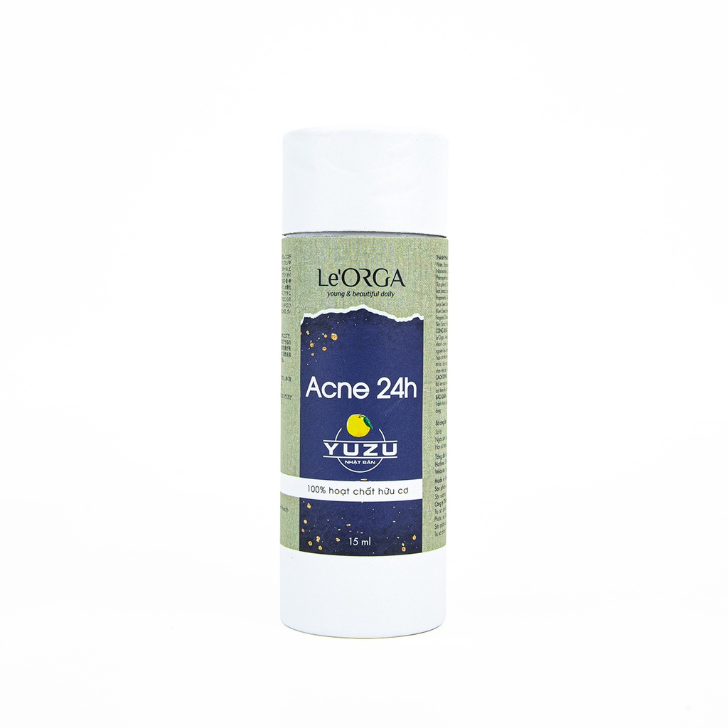 Serum Mụn Le'Orga - Acne 24h Tinh Chất Mụn Cho Da Dầu, Nhạy Cảm 15ml