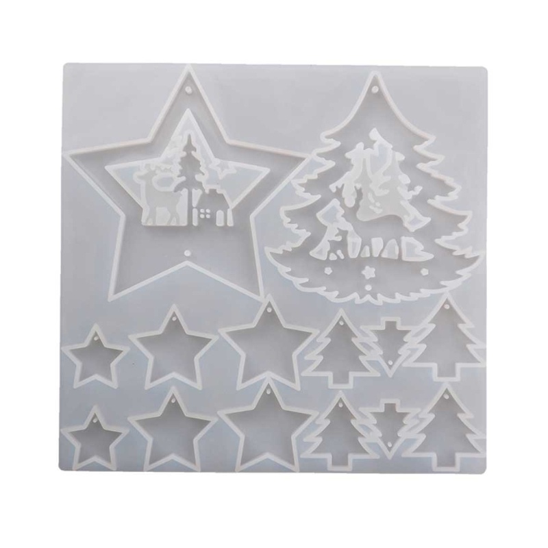 Khuôn Làm Ngôi Sao Năm Cánh Trang Trí Cây Thông Noel