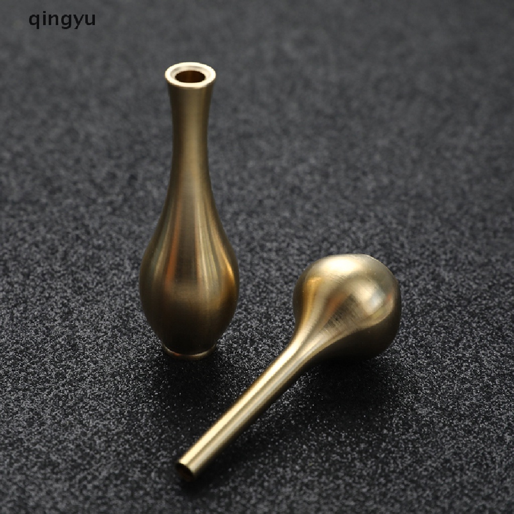 Bình Hoa Mini Bằng Đồng Nguyên Chất Màu Vàng Độc Đáo Trang Trí Nhà Cửa