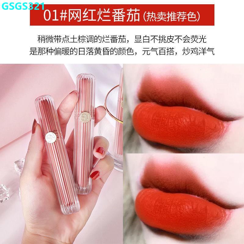(Hàng Mới Về) Son Bóng Hiệu Ứng Gương Chống Thấm Nước Không Phai Màu Vỏ Màu Trắng Sang Trọng | BigBuy360 - bigbuy360.vn