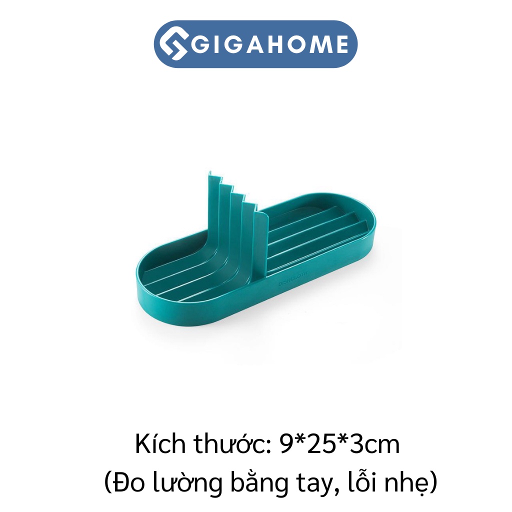 Khay Đựng Xà Phòng, Đồ Dùng Rửa Chén 2 Ngăn GIGAHOME Thiết Kế Đẹp Mắt, Sang Trọng 8925