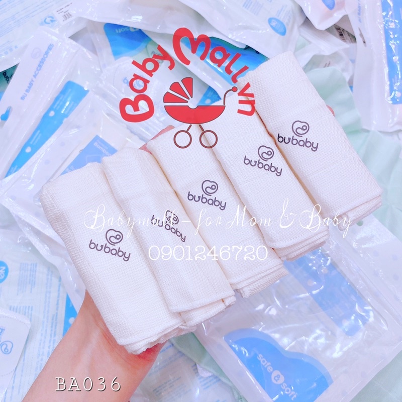 Khăn sữa Bubaby Set 5 cái