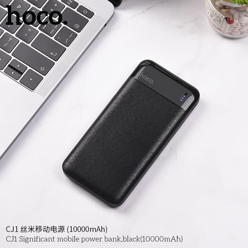 SẠC DỰ PHÒNG HOCO CJ1 DUNG LƯỢNG 10.000mAh CÓ ĐÈN BAO PIN CHÍNH HÃNG