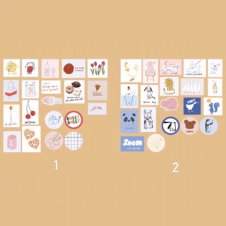 Sticker Hình Dán Trang Trí 20 Miếng