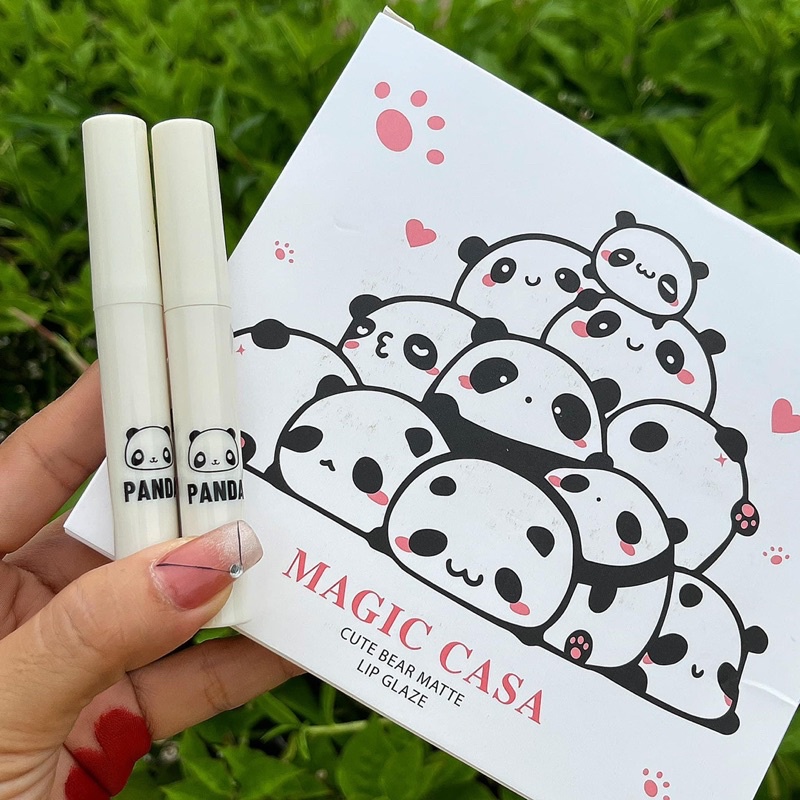 Set 6 cây son gấu trúc