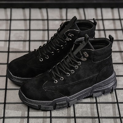 Giày thể thao nam cao cổ kiểu dáng Hàn Quốc mẫu mới mùa đông năm 2020 | BigBuy360 - bigbuy360.vn