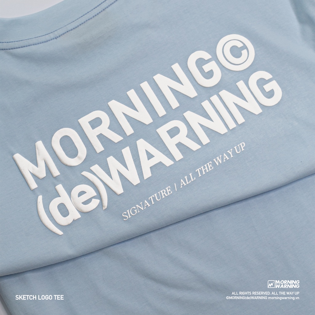 Áo thun Morning Warning OG -  Áo Thun Unisex Form Rộng Tay Lỡ Oversize Cotton 100% Local Brand