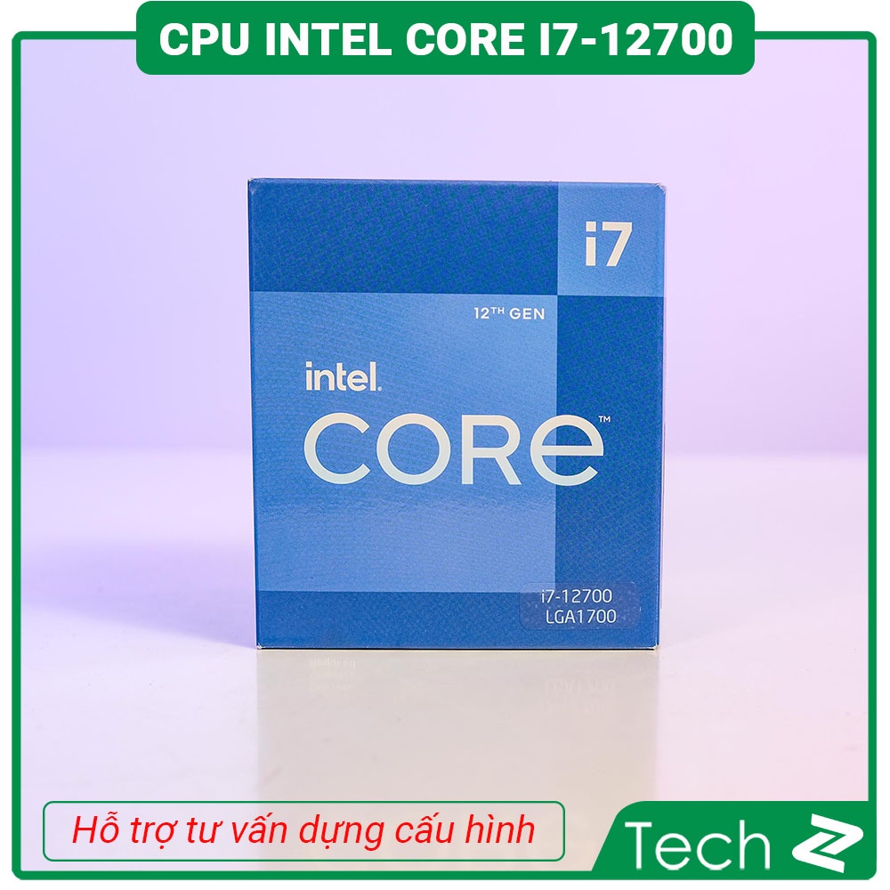 CPU Intel Core i7 12700 Box Chính Hãng Bảo Hành 3 Năm