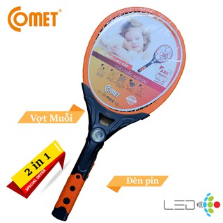 Vợt muỗi Comet CP040 3W (Đen Cam)