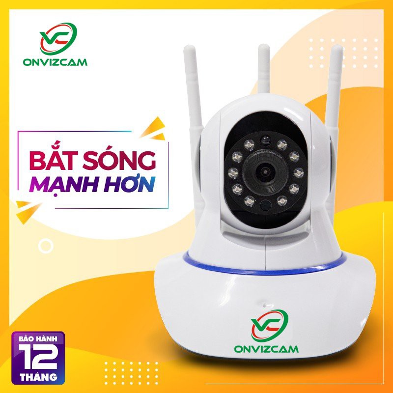 Camera IP Wifi 3 Râu Carecam Full HD 1080P - 2.0MPX, Xoay 360 độ