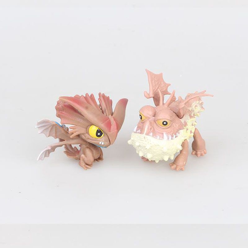 Set 13 mô hình mô phỏng nhân vật trong phim hoạt hình How to Train Your Dragon 3