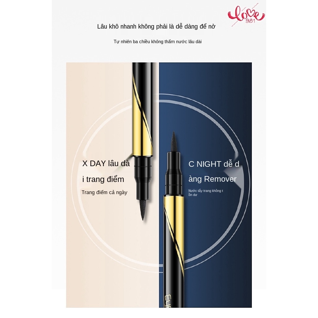 [Hàng mới về] Bút kẻ mắt trang điểm dạng lỏng màu đen lâu trôi dành cho phái đẹp | BigBuy360 - bigbuy360.vn