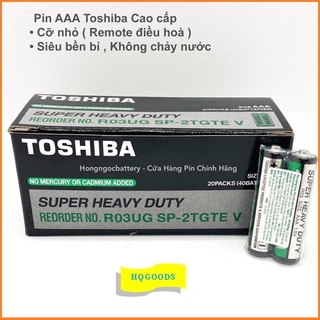 Hộp 40 viên pin Toshiba AAA 1.5V dùng cho điều khiển từ xa, nhiệt kế, máy đo huyết áp