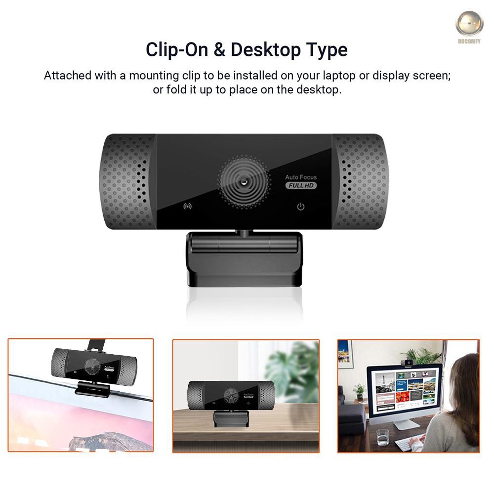 Webcam 1080p Hd 2mp Kèm Phụ Kiện Cho Máy Tính | BigBuy360 - bigbuy360.vn