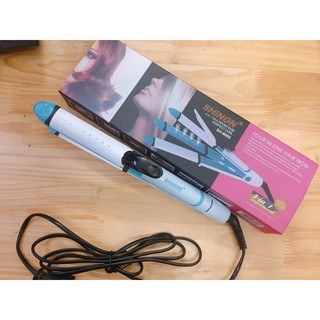 MÁY SHINON 4IN1 : DẬP XÙ, XOĂN LỌN. UỐN CỤP PHỒNG, LÀ DUỖI THẲNG