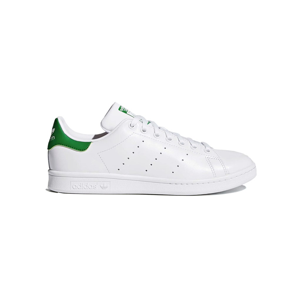 Giày Stansmith da trắng chất liệu da miếng chống nhăn kiểu dáng classic dễ phối đồ