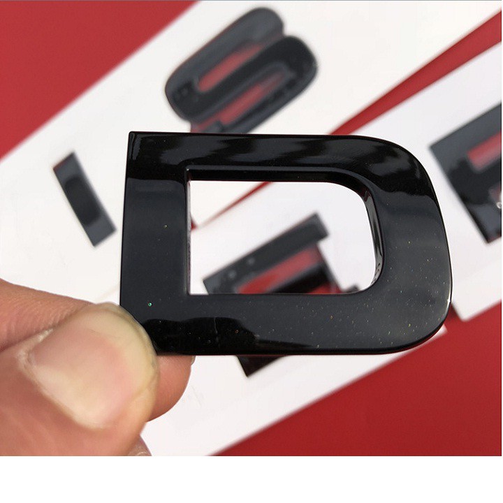 Decal Tem Chữ Discovery 3D Dán Trang Trí Ô Tô - Màu Vàng