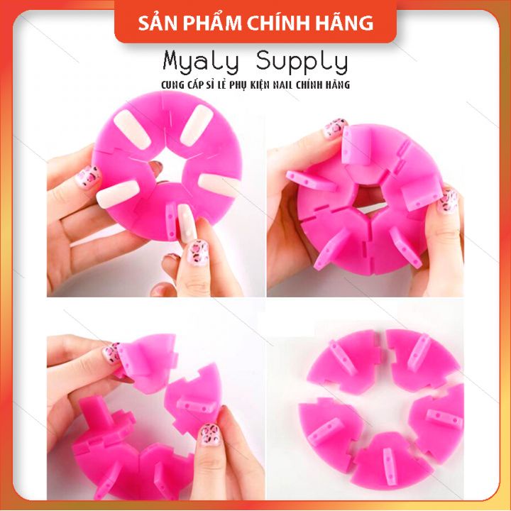 Đế Gắn Móng Giả Tập Vẽ Đế Nhựa Gắn Móng Mẫu Tập Sơn SP000224