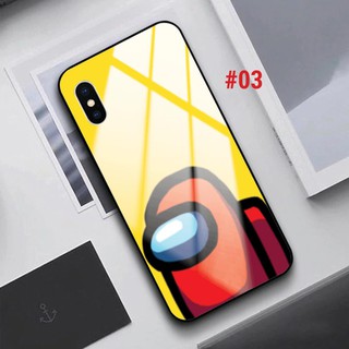 Ốp lưng kính Samsung Galaxy Note 8 Note 9 Note 10 Note 10 Plus in hình AMONG US