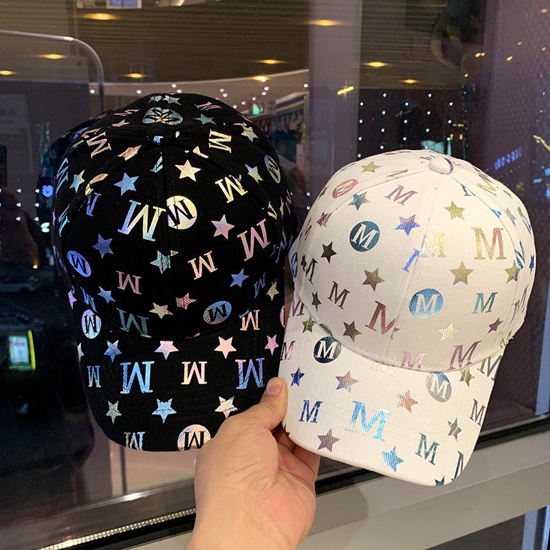 Mũ lưỡi trai unisex nam nữ HOLOGRAM M basic hàng QC siêu đẹp nón lưỡi trai đội nhóm chơi thể thao du lịch
