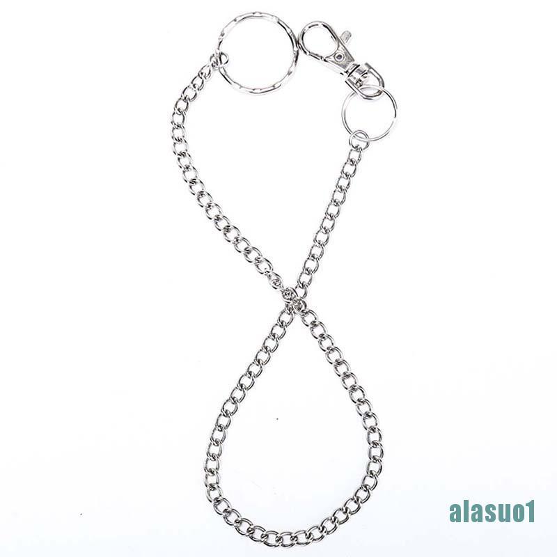 Quần Jean Dài 38cm Phối Dây Xích Cá Tính