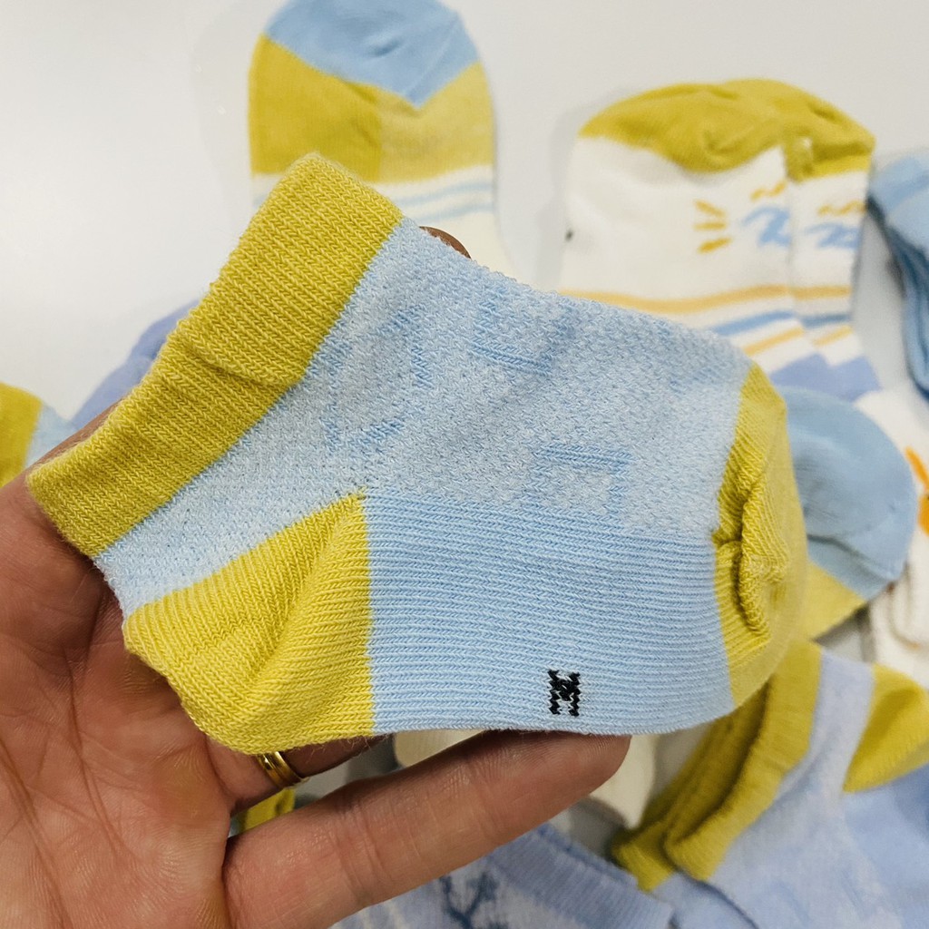 Set 5 đôi tất cho bé 1- 36 tháng hàng loại 1, chất len mềm mịn không gây kích ứng bàn chân