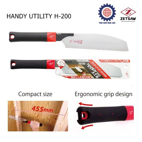 Cưa gỗ không gian hẹp HANDY UTILITY H-200 Nhật Bản - Zetsaw 15086