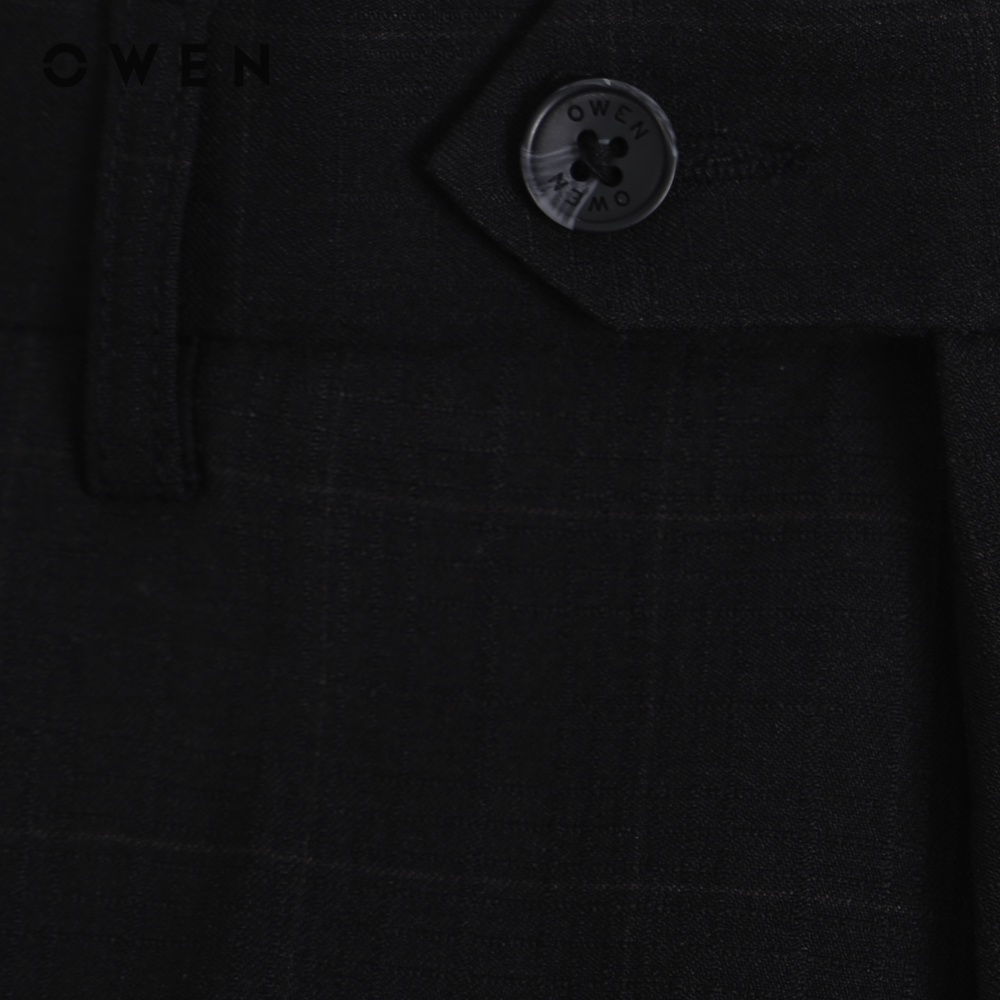 Quần tây Nam Owen Slim Fit Đen Nano - QS23497
