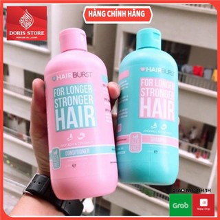 Cặp 2 chai dầu gội xả HAIR BURST xanh-hồng "