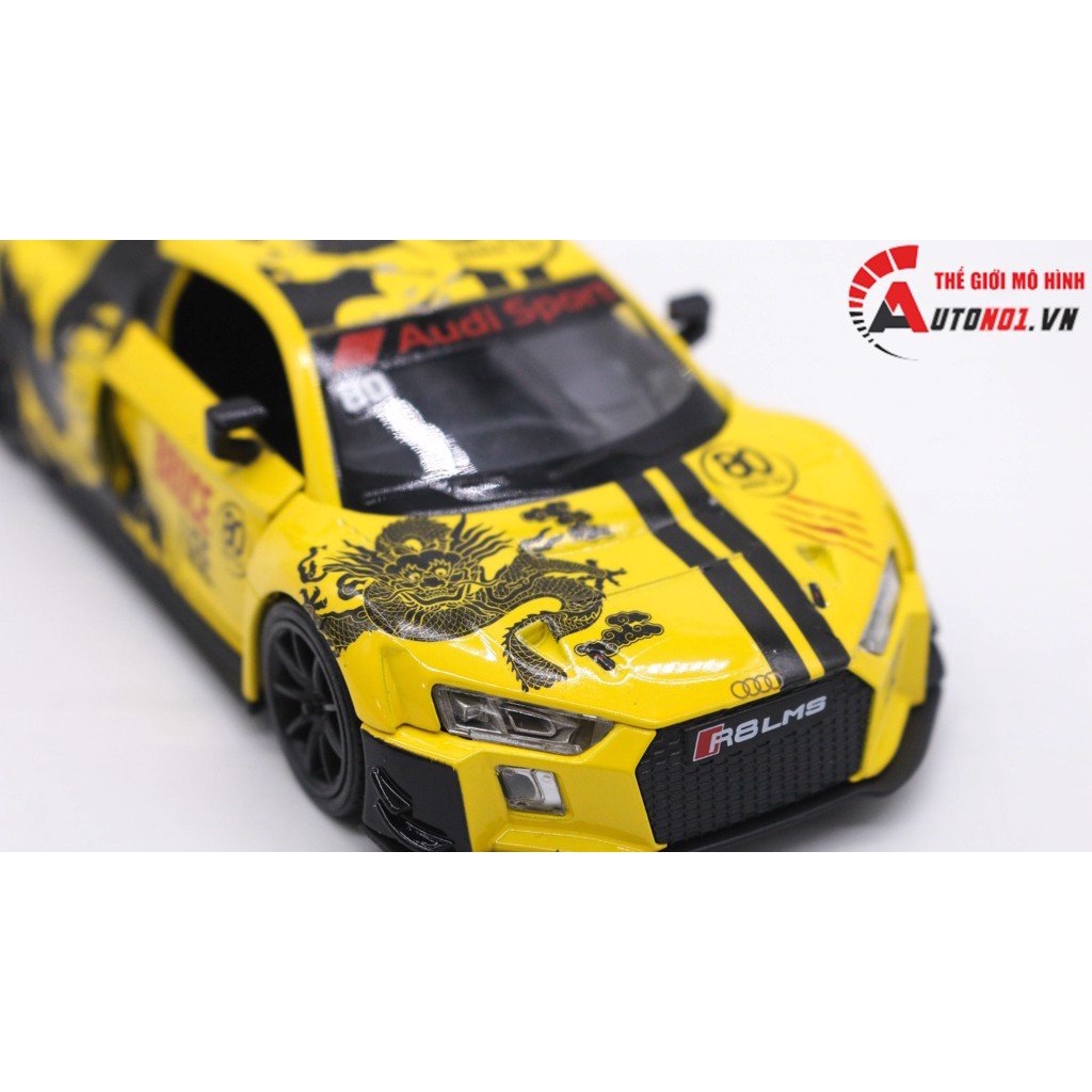 MÔ HÌNH XE AUDI R8 LMS BRUCE LEE 80TH 1:32 MAKEDA 7782