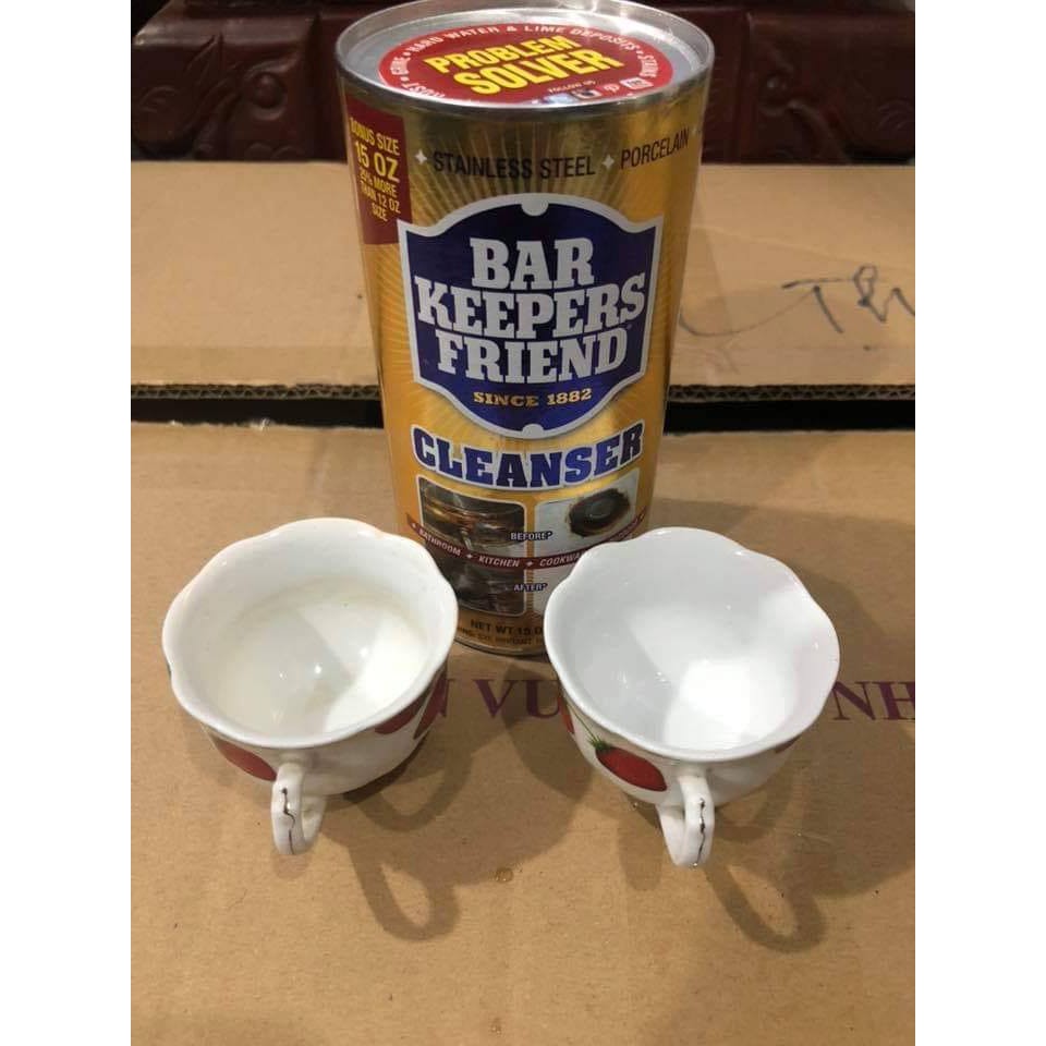 BỘT LÀM SẠCH HỮU CƠ ĐA NĂNG BKF - BAR KEEPERS FRIEND 425g