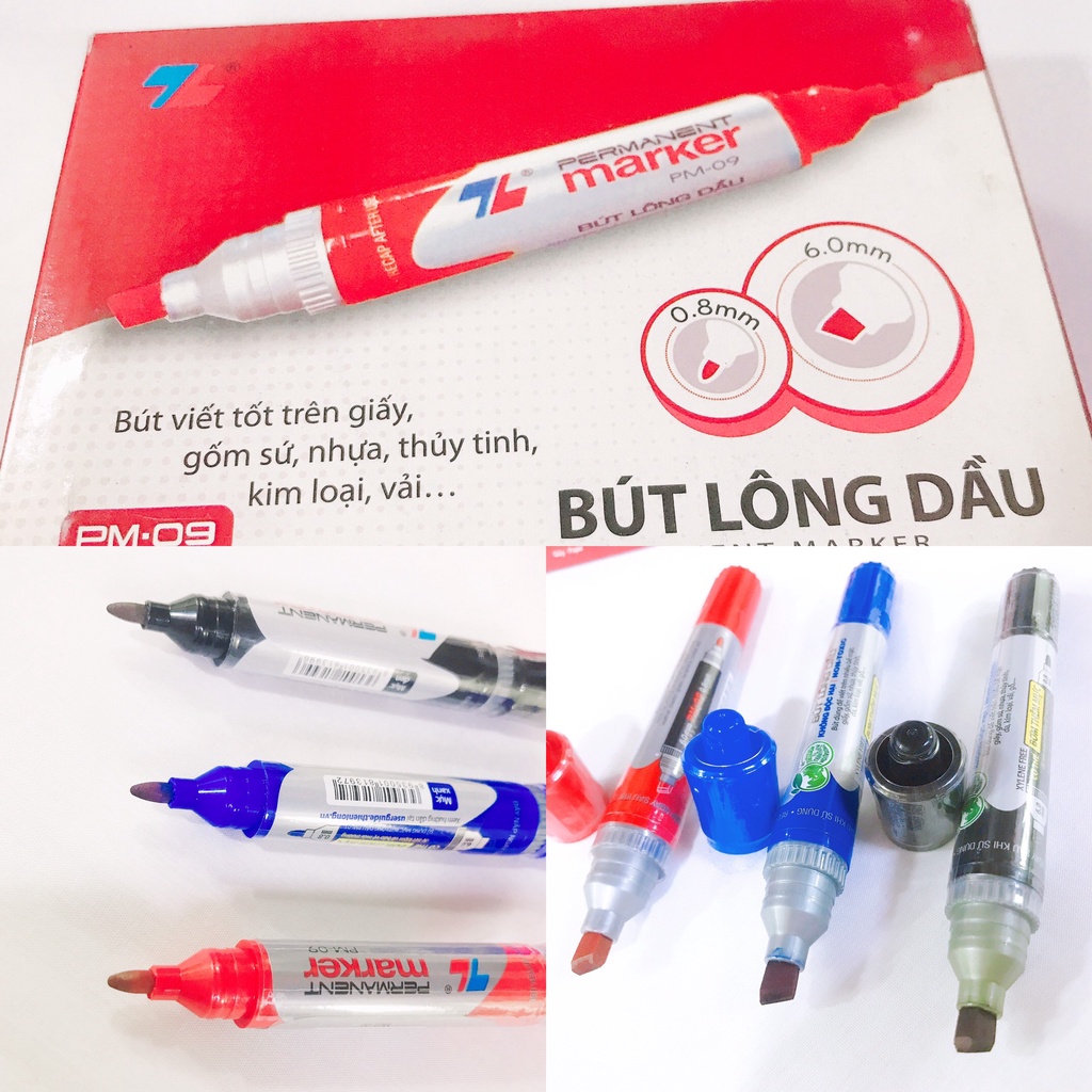 Bút lông dầu LỚN Thiên Long PM09 chính hãng