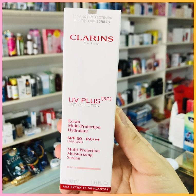 [CHÍNH HÃNG] [CÓ BILL] Kem Chống Nắng  CLARINS Rose Mẫu Mới Nhất 2021,  CLARINS Lên Tone Trắng Hồng 50ML