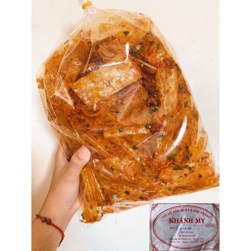 [Mã GROSALE1 giảm 8% đơn 500K] Bánh tráng cuộn tôm hành Tây Ninh [500gr]