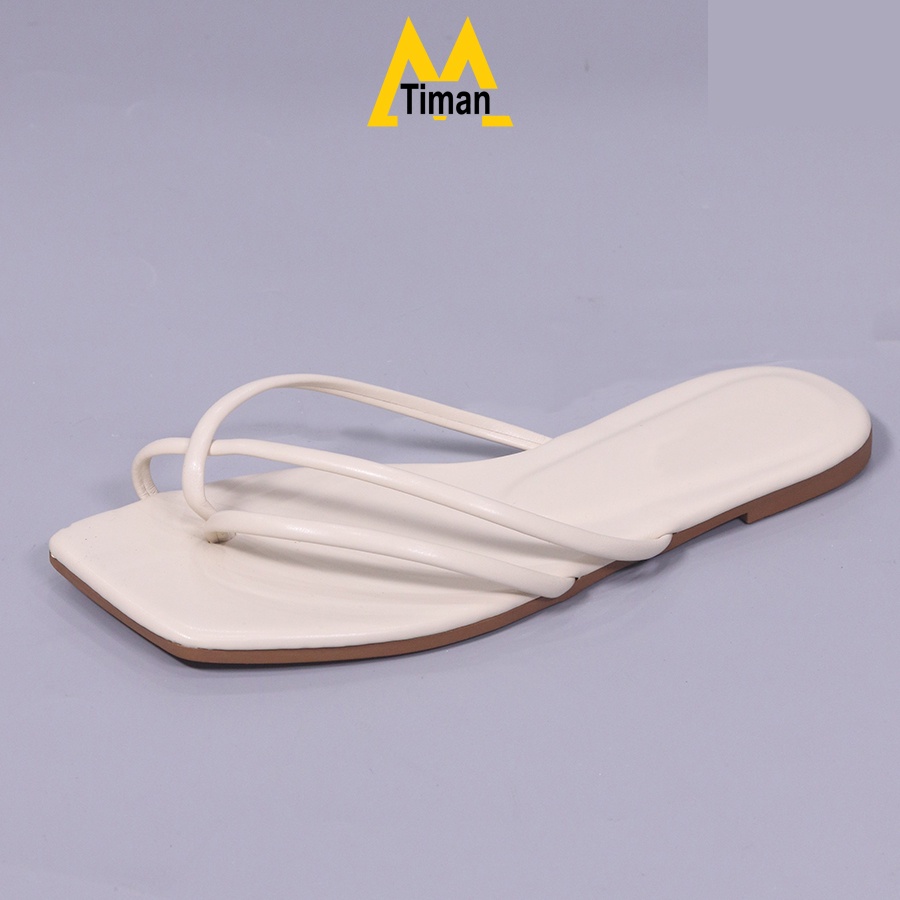 Dép nữ xỏ ngón mùa hè TIMAN TD12 phong cách nhẹ nhàng nữ tính bảo hành 1 năm