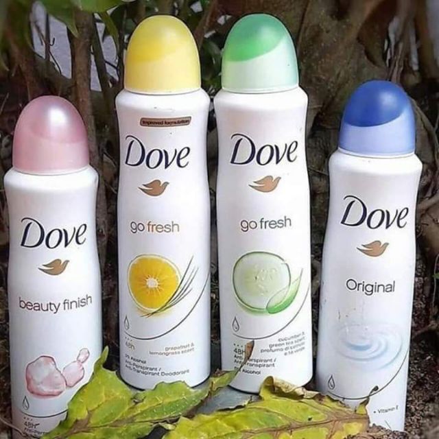 Xịt Khử Mùi Dove Go Fresh 48H 150ml,giao mẫu ngẫu nhiên