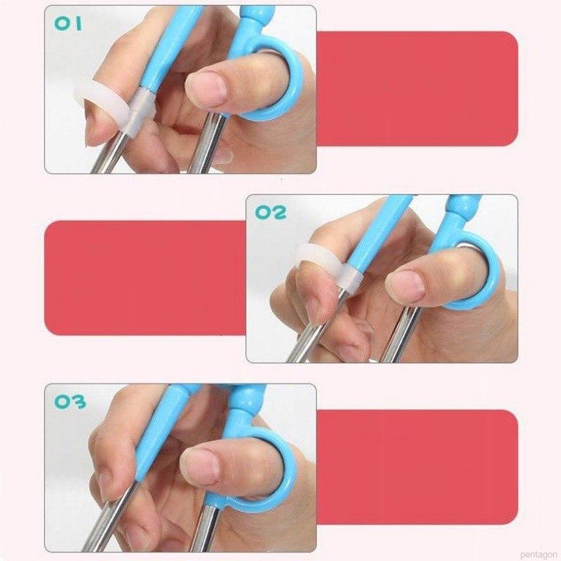 Đôi đũa tập ăn bằng thép không gỉ dành cho trẻ em