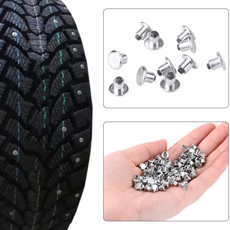 Set 100 Ốc Vít Chống Trượt Gắn Bánh Xe Mô Tô