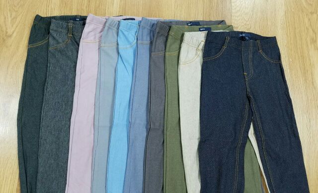 Quần legging giả jeans GAP size cho bé từ 4 tuổi đến 14 tuổi (16kg-42kg)