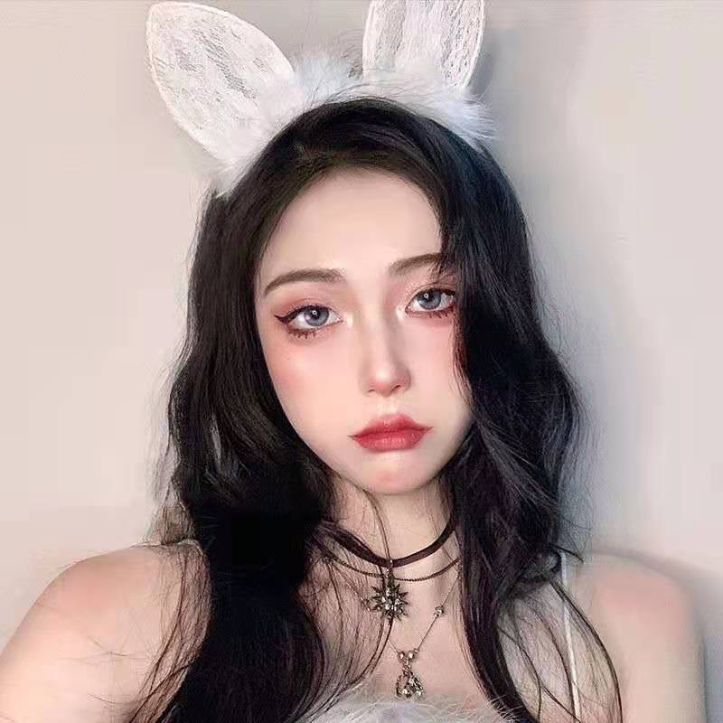 Băng đô ren đính nơ xinh xắn phong cách Hàn Quốc cho nữ