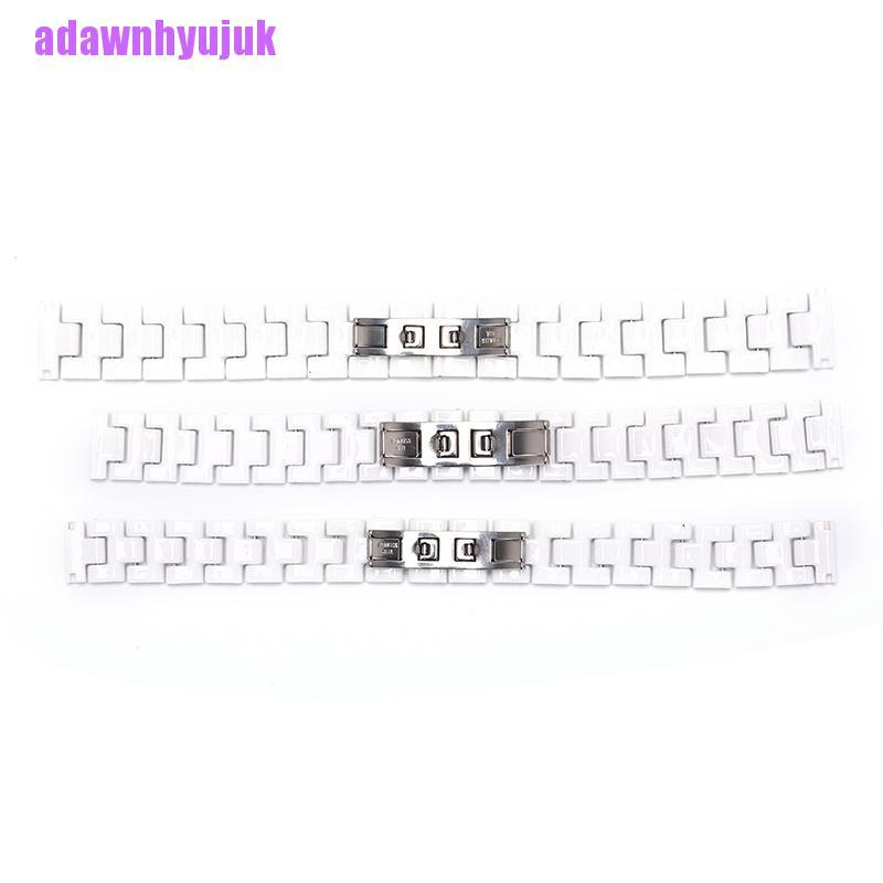 1 Dây Đeo Đồng Hồ Bằng Sứ Trắng 14mm 16mm 18mm