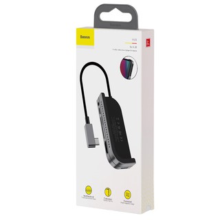 Bộ chuyển đổi HUB thông minh Baseus Bend Angle No.7 Multifunctional Type C