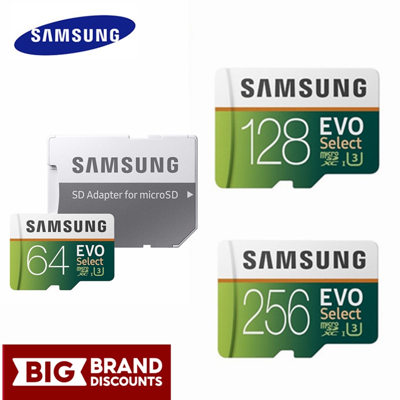 Thẻ nhớ SAMSUNG micro HD 256GB SDXC 100MB/ giây EVO chuyên dụng