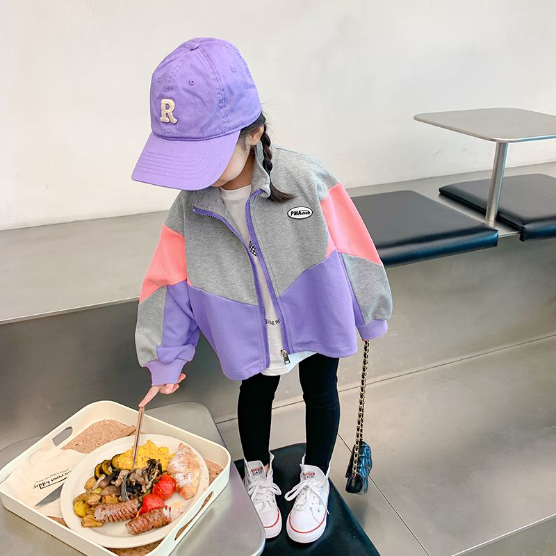 Áo Khoác Bóng Chày Phong Cách Nhật Bản Hàn Quốc Thời Trang Xuân Thu Mới 2022 Cho Bé Gái