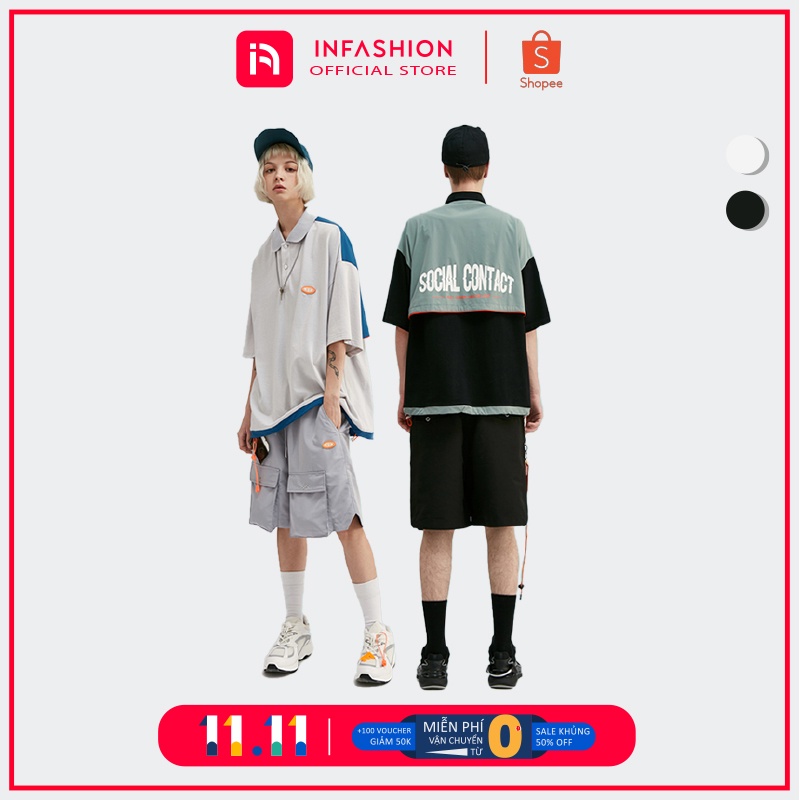 áo polo inflation socialcontact cotton sợ dệt cao cấp