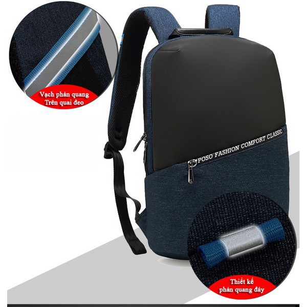 Balo thời trang nam 🍍FREE SHIP🍍 Balo laptop thời trang cao cấp POSO-627 | BigBuy360 - bigbuy360.vn