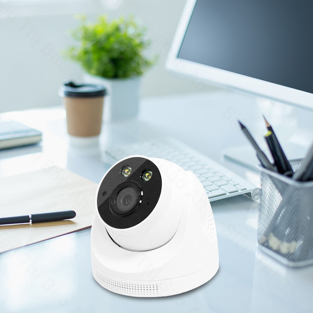 Camera IP Wifi Ốp trần FHD 1080P, Hình ảnh siêu nét , Hồng ngoại xem đêm có màu, Cảnh báo chống trộm-Bảo hành 12 tháng