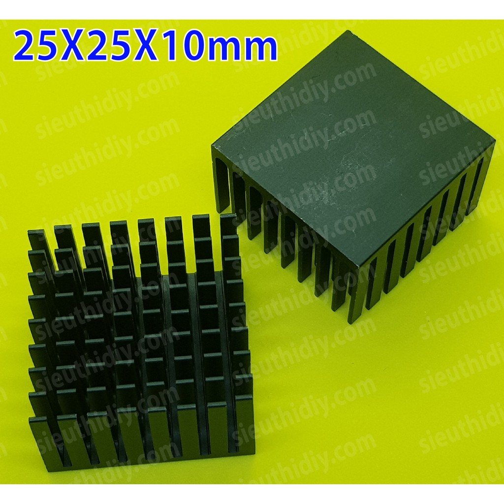 Nhôm tản nhiệt các cỡ gắn lưng chipset và IC